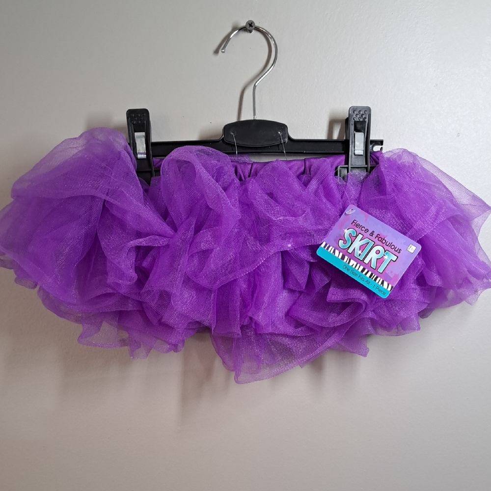 Purple Tutu Skirt for Kids